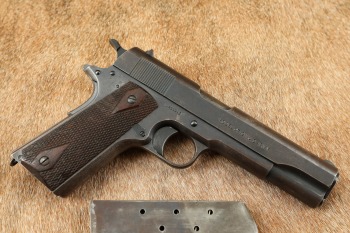 US Army WW1 Colt Model 1911 .45 ACP 5&rdquo; Semi-Auto Pistol 1918 C&R