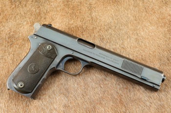 Colt Model 1902 Sporting .38 ACP 6&rdquo; Semi-Auto Pistol, Early 3-Line, Front Plunge Serrations 1903 C&R