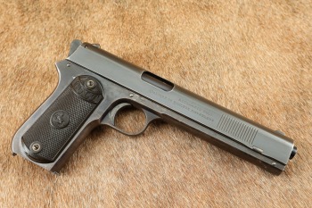 Colt Model 1902 Sporting .38 ACP 6&rdquo; Semi-Auto Pistol, Early 3-Line, Front Plunge Serrations 1904 C&R