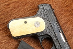 Custom Engraved Colt Model 1903 Pocket Hammerless .32 ACP 3.75&rdquo; Semi-Auto Pistol 1931 C&R - 2