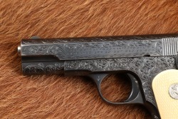 Custom Engraved Colt Model 1903 Pocket Hammerless .32 ACP 3.75&rdquo; Semi-Auto Pistol 1931 C&R - 6