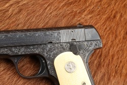 Custom Engraved Colt Model 1903 Pocket Hammerless .32 ACP 3.75&rdquo; Semi-Auto Pistol 1931 C&R - 7