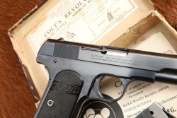 Colt Model 1903 Pocket Hammerless .32 ACP 3.75&rdquo; Semi-Auto Pistol W/ Box & Two Tone Mag 1923 C&R - 4