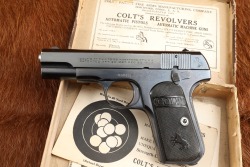Colt Model 1903 Pocket Hammerless .32 ACP 3.75&rdquo; Semi-Auto Pistol W/ Box & Two Tone Mag 1923 C&R - 6