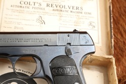 Colt Model 1903 Pocket Hammerless .32 ACP 3.75&rdquo; Semi-Auto Pistol W/ Box & Two Tone Mag 1923 C&R - 8