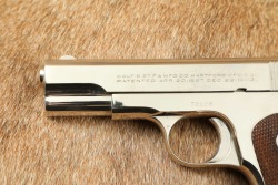 Factory Nickel Colt Model 1908 Pocket Hammerless .380 ACP 3.75&rdquo; Semi-Auto Pistol 1925 C&R - 5