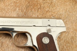 Factory Nickel Colt Model 1908 Pocket Hammerless .380 ACP 3.75&rdquo; Semi-Auto Pistol 1925 C&R - 6