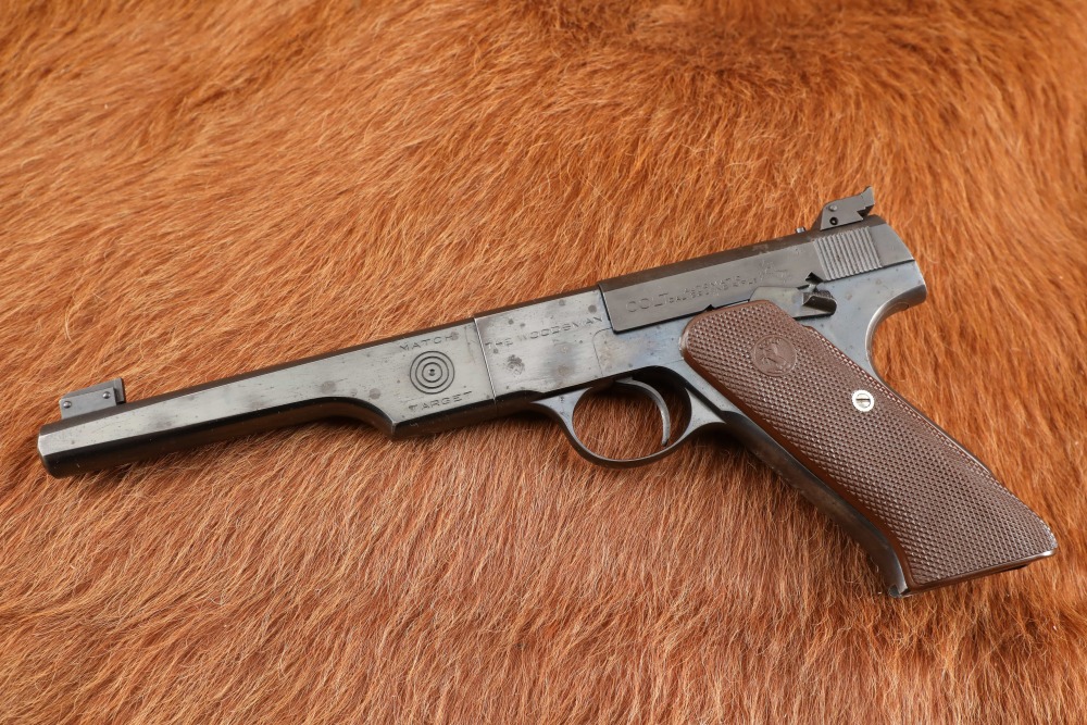 US WW2 Colt Woodsman Match Target “Bullseye” .22 LR 6.5” Semi-Auto