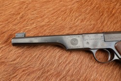 US WW2 Colt Woodsman Match Target &ldquo;Bullseye&rdquo; .22 LR 6.5&rdquo; Semi-Auto Pistol 1942 C&R - 24