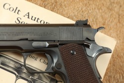 Colt Pre-War Commercial Service Model ACE .22 LR 5&rdquo; 1911 Semi-Auto Pistol W/ Two Tone Mag 1940 C&R - 7