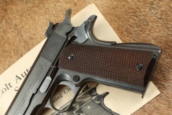 Colt Pre-War Commercial Service Model ACE .22 LR 5&rdquo; 1911 Semi-Auto Pistol W/ Two Tone Mag 1940 C&R - 8