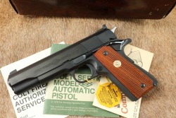 Colt Post-War Service Model ACE .22 LR 4.75&rdquo; 1911 Semi-Auto Pistol & Box W/ Paperwork 1981 - 6
