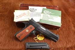 Colt Post-War Service Model ACE .22 LR 4.75&rdquo; 1911 Semi-Auto Pistol & Box W/ Paperwork 1981 - 33