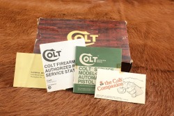 Colt Post-War Service Model ACE .22 LR 4.75&rdquo; 1911 Semi-Auto Pistol & Box W/ Paperwork 1981 - 58