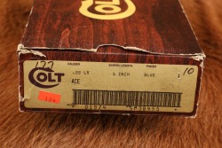Colt Post-War Service Model ACE .22 LR 4.75&rdquo; 1911 Semi-Auto Pistol & Box W/ Paperwork 1981 - 61