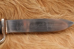 German WW2 Hitler Youth Knife & Sheath HJ Hitler-Jugend Lauterjung Pre-RZM "Blut und Ehre!" Etched - 11