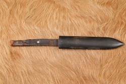 German WW2 Hitler Youth Knife & Sheath HJ Hitler-Jugend Lauterjung Pre-RZM "Blut und Ehre!" Etched - 12
