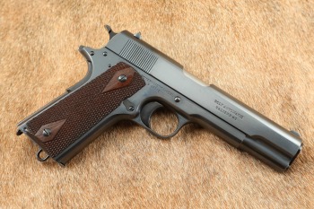 Colt US WW1 Era Commercial Government Model 1911 .45 ACP 5&rdquo; Semi-Auto Pistol, Mag & Letter 1917 C&R