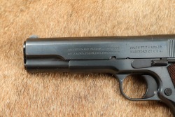 Colt US WW1 Era Commercial Government Model 1911 .45 ACP 5&rdquo; Semi-Auto Pistol, Mag & Letter 1917 C&R - 6