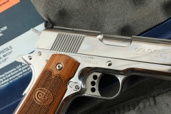 TALO Exclusive Colt Royal Bright Stainless Gold Cup National Match 1911 .45 ACP 5&rdquo; Semi-Auto Pistol - 4