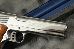 TALO Exclusive Colt Royal Bright Stainless Gold Cup National Match 1911 .45 ACP 5&rdquo; Semi-Auto Pistol - 5