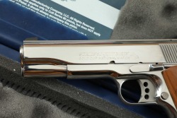 TALO Exclusive Colt Royal Bright Stainless Gold Cup National Match 1911 .45 ACP 5&rdquo; Semi-Auto Pistol - 7