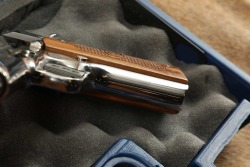 TALO Exclusive Colt Royal Bright Stainless Gold Cup National Match 1911 .45 ACP 5&rdquo; Semi-Auto Pistol - 12