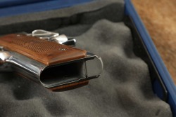 TALO Exclusive Colt Royal Bright Stainless Gold Cup National Match 1911 .45 ACP 5&rdquo; Semi-Auto Pistol - 13
