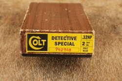 Colt Detective Special 6-Shot .32 New Police/.32 S&W Long 2&rdquo; Snub Nose DA/SA Revolver 1966 C&R - 27