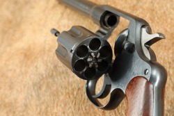 Exceptional US Army Post-WW1 &ldquo;PLAN 1919&rdquo; Colt New Service M-1917 .45 ACP 5.5&rdquo; Revolver 1918 C&R - 19