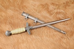 German WW2 2nd Model Dress Dagger & Scabbard Luftwaffe Officer Anton Wingen Jr. - 19