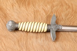 German WW2 2nd Model Dress Dagger & Scabbard Luftwaffe Officer Anton Wingen Jr. - 41