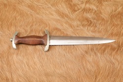 German WW2 Dress Dagger & Scabbard SA Early &ldquo;Ground R&ouml;hm&rdquo; Inscription - 4