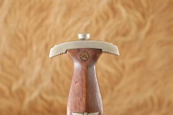 German WW2 Dress Dagger & Scabbard SA Early &ldquo;Ground R&ouml;hm&rdquo; Inscription - 24