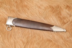 German WW2 Dress Dagger & Scabbard SA Early &ldquo;Ground R&ouml;hm&rdquo; Inscription - 26