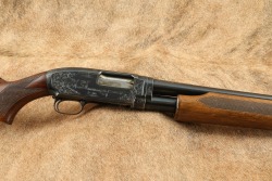 Winchester Model 12 1912 12 GA 2 &frac34;&rdquo; FULL 30&rdquo; Engraved Pump Action Shotgun, 1955 C&R - 4