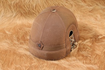 Imperial Japanese Army WW2 Tanker Cloth Covered Cork Summer Tank Helmet
