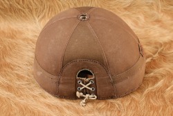 Imperial Japanese Army WW2 Tanker Cloth Covered Cork Summer Tank Helmet - 5