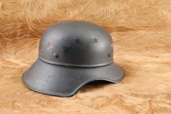 German WW2 Luftschutz Air Defense M-38 &ldquo;Gladiator&rdquo; Stahlhelm Steel Helmet - 6