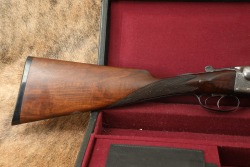 Bozard & Co. British Boxlock Hammerless 12 GA SXS Double Shotgun & Case 1896-1897 Antique - 4