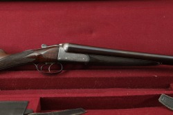 Bozard & Co. British Boxlock Hammerless 12 GA SXS Double Shotgun & Case 1896-1897 Antique - 5