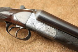 Bozard & Co. British Boxlock Hammerless 12 GA SXS Double Shotgun & Case 1896-1897 Antique - 23