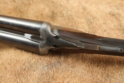 Bozard & Co. British Boxlock Hammerless 12 GA SXS Double Shotgun & Case 1896-1897 Antique - 27