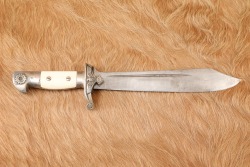 German WW2 Technische Nothilfe TENO EM Carl Eickhorn Hewer Knife & Matching Numbers Sheath - 2
