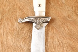 German WW2 Technische Nothilfe TENO EM Carl Eickhorn Hewer Knife & Matching Numbers Sheath - 6