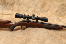Browning Miroku T-Bolt 22 LR 24&rdquo; Straight Pull Bolt Action Rifle MFD 2007 & Vortex Crossfire 2.5-7x32 Scope