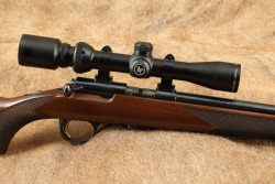 Browning Miroku T-Bolt 22 LR 24&rdquo; Straight Pull Bolt Action Rifle MFD 2007 & Vortex Crossfire 2.5-7x32 Scope - 4