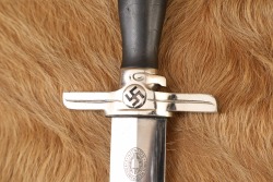 German WW2 Reichspost Postal Protection Official Paul Weyersberg Leader&rsquo;s Dress Dagger & Sheath - 30