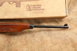 Universal Firearms Commercial Production M1 Carbine 30 Carbine Semi Automatic Rifle Blued With custom Hand Carved &ldquo;Monte Carlo&rdquo; Style Stock from the Seiderman Family Collection C&R - 22