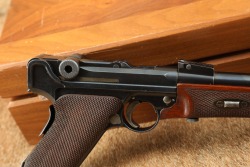 DWM Luger Pistol Carbine Pistole Parabellum .30 Luger 12" Semi-Auto, Shoulder Stock, Case C&R - 4
